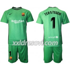 FC Barcelona Golmanski TER Stegen 1 Dječji Komplet dresovi za nogomet 2020-2021 M001 (+ kratke hlače)